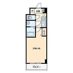 仮）フォレ立花駅前 1002 11階1Kの間取り