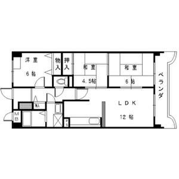 ウィンドフォール武庫之荘 506｜兵庫県尼崎市武庫町２丁目(賃貸マンション3LDK・5階・64.53㎡)の写真 その2