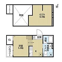 フォンテーヌ武庫川 102 ｜ 兵庫県尼崎市元浜町２丁目（賃貸アパート1K・1階・21.59㎡） その2