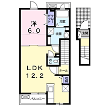 シャルム長洲 203 ｜ 兵庫県尼崎市長洲中通３丁目17番17号（賃貸アパート1LDK・2階・46.89㎡） その2