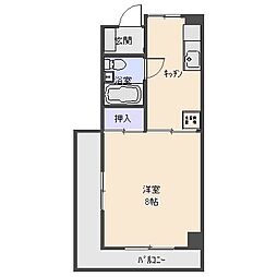 ブレイブマンション 1Kの間取図画像