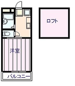 外観：ロフトの広さが約4.5帖なので、収納・寝室としても使用できます。