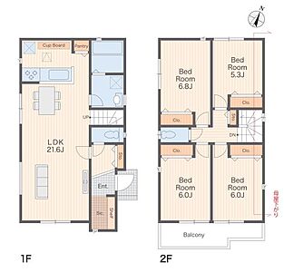 間取り：4LDKはリビングダイニングキッチンと4つの居室がある間取りで、大家族や二世帯住宅に最適。広々としたリビングで家族団らんを楽しみ、個室でプライベートな時間も確保でき、快適な生活を送ることができますよ。