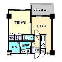 大進第五ハイツ 207 ｜ 愛媛県松山市土居田町（賃貸マンション1LDK・2階・35.00㎡） その2