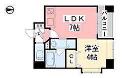 オスト・ヴォルケ東雲 603 ｜ 愛媛県松山市東雲町（賃貸マンション1LDK・6階・28.85㎡） その2