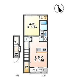 勝山町駅 5.7万円