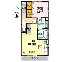 グレイス B101 ｜ 愛媛県松山市立花3丁目（賃貸アパート1LDK・1階・42.00㎡） その2