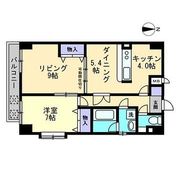 AXiS空港通 801｜愛媛県松山市空港通1丁目(賃貸マンション2LDK・8階・59.57㎡)の写真 その2