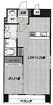 アプリール 703 ｜ 愛媛県松山市泉町（賃貸マンション1LDK・7階・40.00㎡） その2