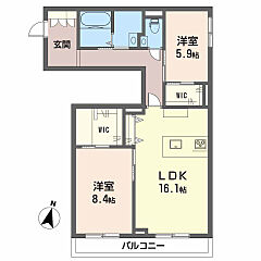 物件の間取り