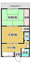 岩内マンションI 10 ｜ 和歌山県御坊市岩内1-8（賃貸アパート2K・2階・36.00㎡） その2