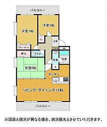 間取図画像 3LDK