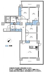 ローレルスクエア千葉ニュータウン中央F棟 4LDKの間取図画像