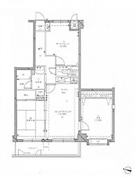 グレージュ和光弐番館 2SLDKの間取図画像