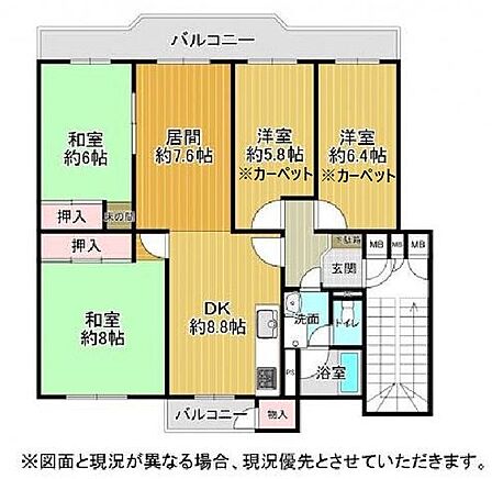 4LDK 間取り