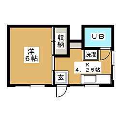 間取図画像 1K