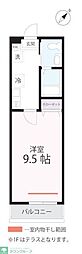 QUIET CRAB HOUSE 鶴見寺谷(仮) 1Kの間取図画像