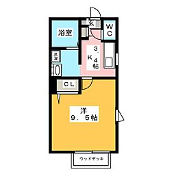 間取図画像 1K