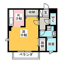 間取図画像 ワンルーム