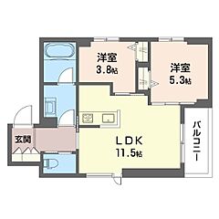 物件の間取り