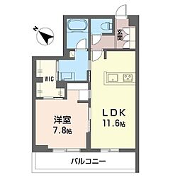 ArtemM 1LDKの間取図画像