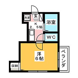 間取図画像 1K