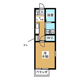 アーバンレジデンス 1Kの間取図画像