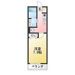 QUIET CRAB HOUSE 金沢文庫(仮) 1Kの間取図画像