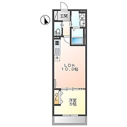 間取図画像 1LDK