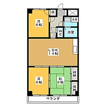 ドリームタウンＴＡＫＡII  ｜ 栃木県宇都宮市平松本町（賃貸マンション3LDK・5階・66.83㎡） その2