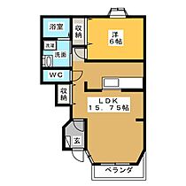 メイファイブＤ  ｜ 栃木県宇都宮市下岡本町（賃貸アパート1LDK・1階・49.49㎡） その2