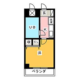 間取図画像 1K
