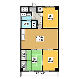 ドリームタウンTAKA2 3LDKの間取図画像