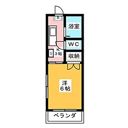 間取図画像 1K