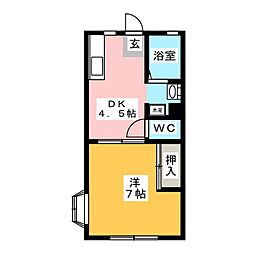 間取図画像 1DK