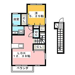 アーバン 1LDKの間取図画像