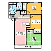 メゾンド・ファミールI  ｜ 群馬県前橋市関根町２丁目（賃貸アパート3LDK・2階・67.47㎡） その2