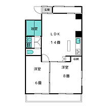 あさひレジデンス大友  ｜ 群馬県前橋市大友町２丁目（賃貸マンション2LDK・8階・70.99㎡） その2