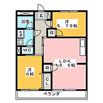 寺澤ハイツ  ｜ 群馬県前橋市天川原町１丁目（賃貸マンション2LDK・4階・57.11㎡） その2