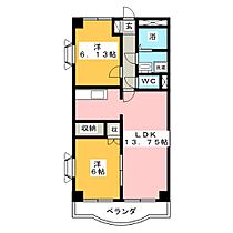 ドムス前橋  ｜ 群馬県前橋市若宮町２丁目（賃貸マンション2LDK・4階・58.69㎡） その2