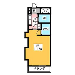 吉野屋ビルリーフコート 1Kの間取図画像