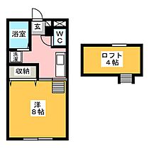 ＷＯＭマンション  ｜ 群馬県高崎市中泉町（賃貸アパート1K・2階・25.92㎡） その2