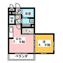 ナッツＡ  ｜ 群馬県高崎市下中居町（賃貸アパート1DK・3階・31.21㎡） その2