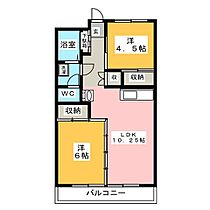 高崎ヴィレッヂ  ｜ 群馬県高崎市片岡町３丁目（賃貸マンション2LDK・2階・49.50㎡） その2