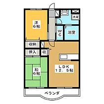 Ｍ・ユリウス  ｜ 群馬県伊勢崎市連取町（賃貸マンション2LDK・3階・56.68㎡） その2