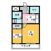 コスモマンション  ｜ 群馬県伊勢崎市富塚町（賃貸マンション2K・1階・31.00㎡） その2