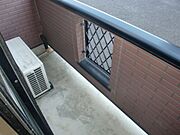 洗濯物なども干しやすいベランダです。