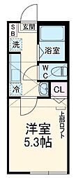 N-harbor Lagoon小机町 1Kの間取図画像