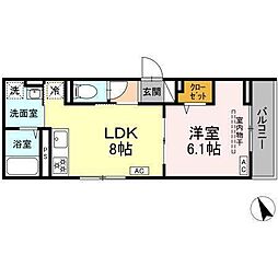 間取図画像 1LDK