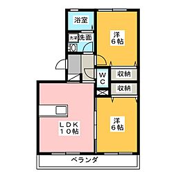 ソフィア2 2LDKの間取図画像